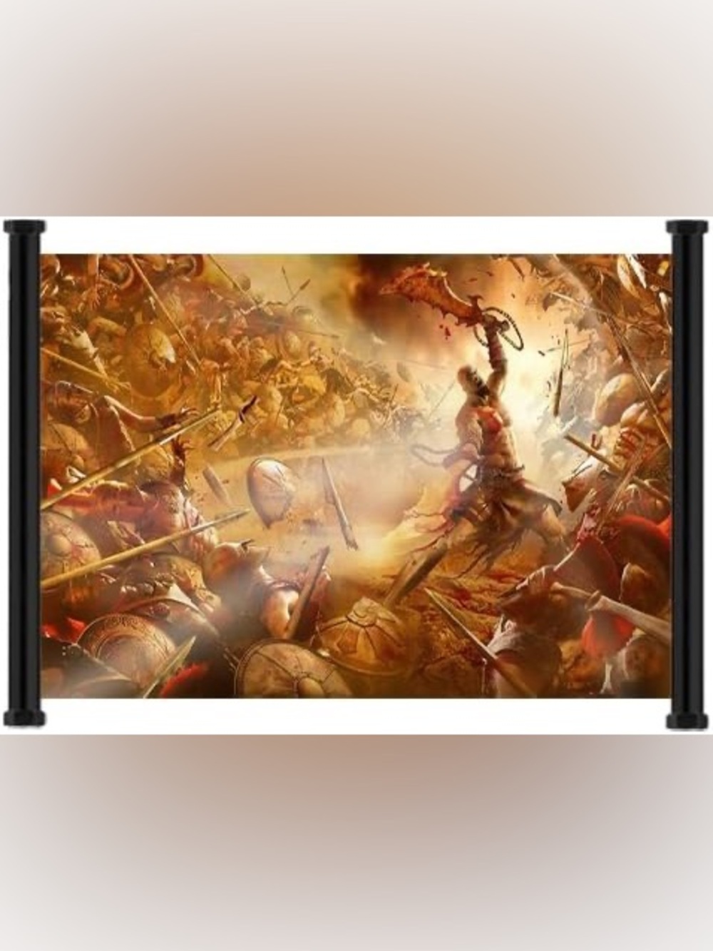 God Of War Collectables - Ghost Of Sparta Game Fabric Wall Scroll Poster 25"x16"
